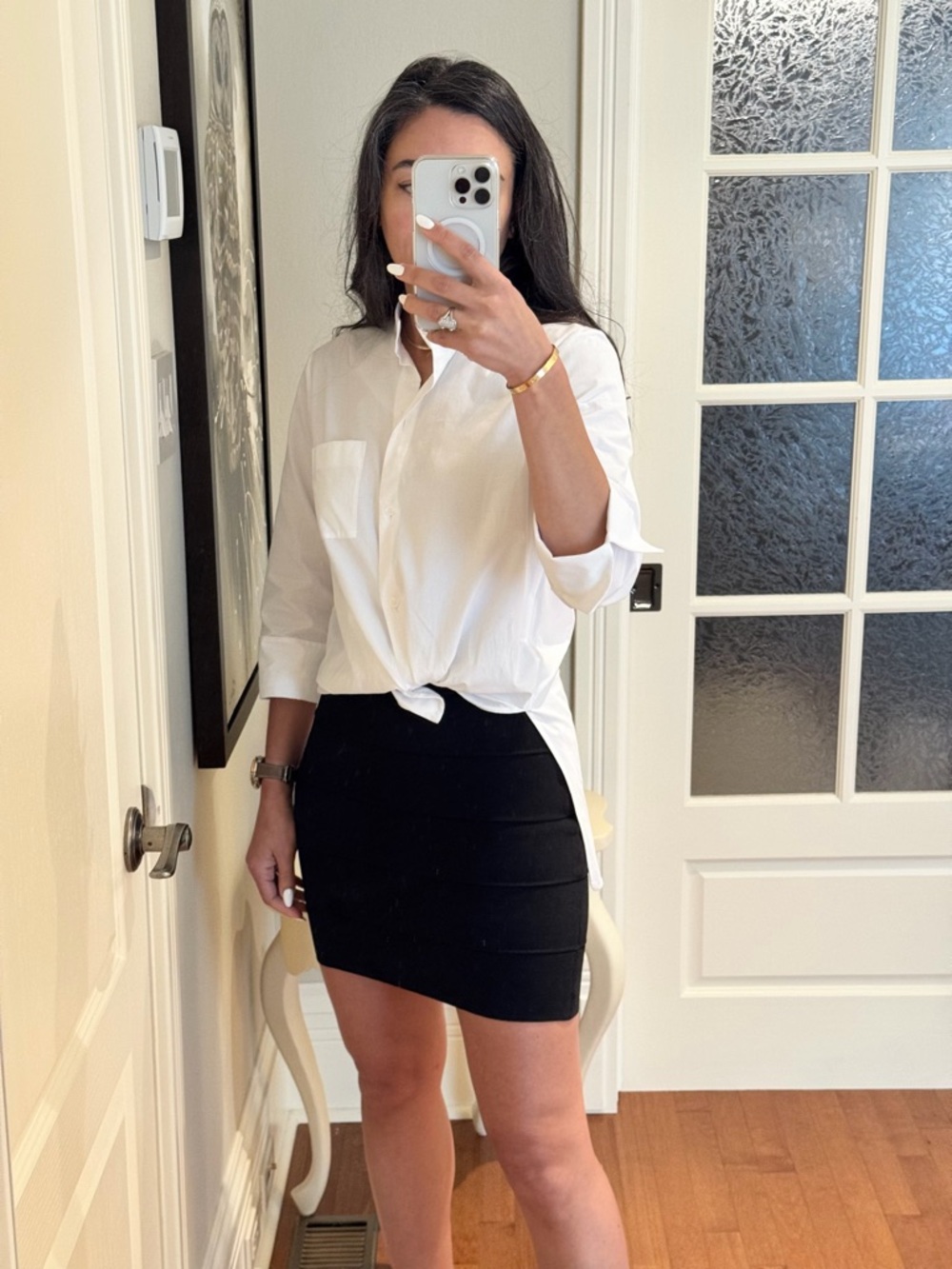 NEW❗️Zara White Button-Up Shirt